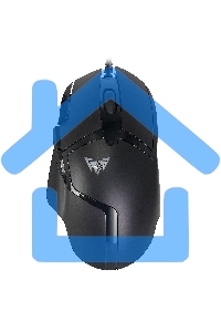 Мышь проводная Crown CMGM-901 черный, 4800 dpi, USB, кнопки - 8