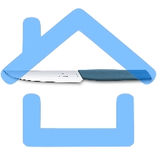 Нож кухонный Victorinox Swiss Modern (6.9006.122) стальной для стейка лезв.120мм прямая заточка синий