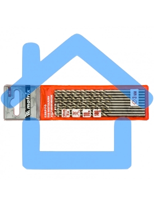 Сверло Matrix по металлу, 3 х 100 мм полированное, удл 10 шт