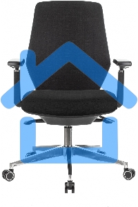 Кресло компьютерное Бюрократ CH-545/LUX черный 38-418 крестовина алюминий