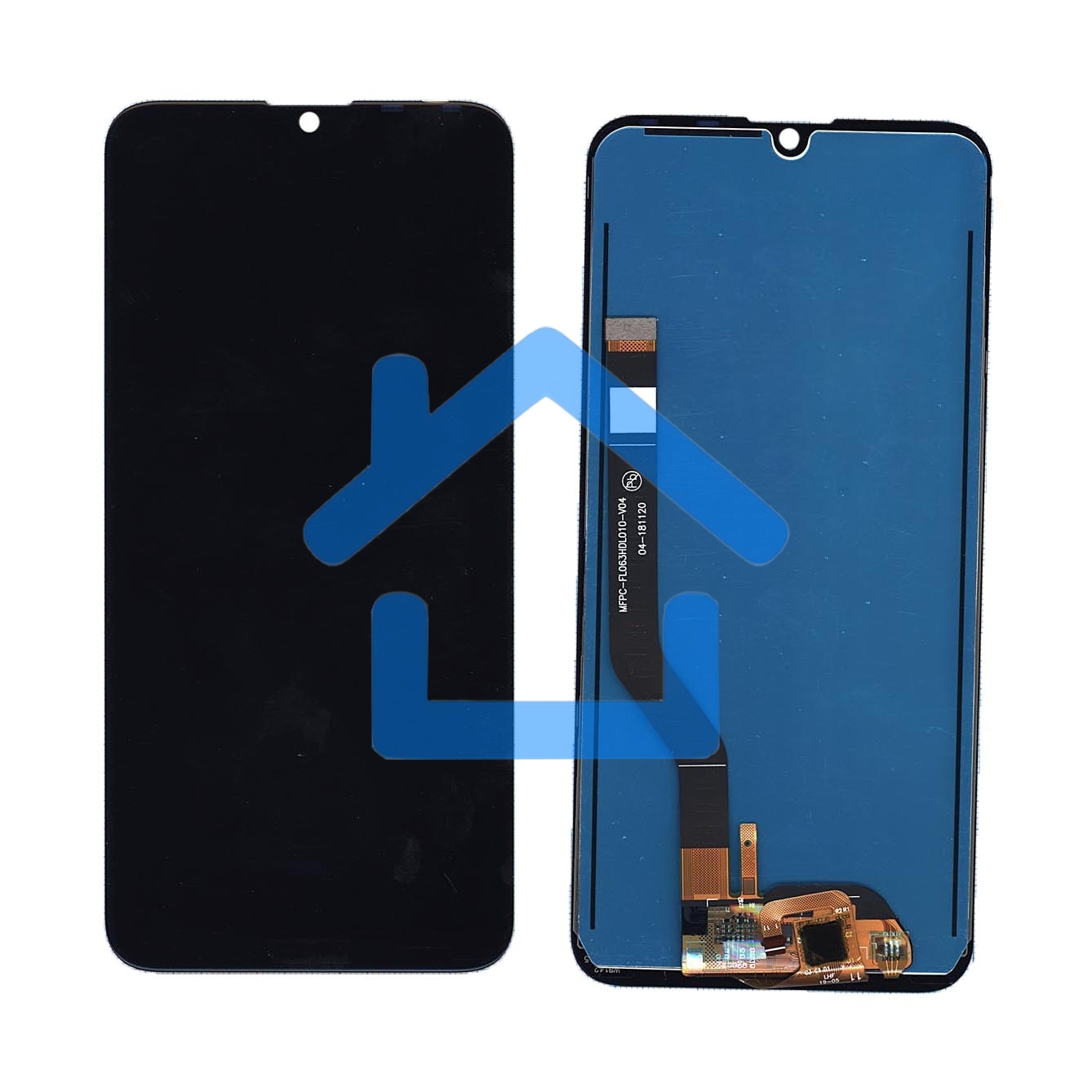 Дисплей для Huawei Y7 2019 черный