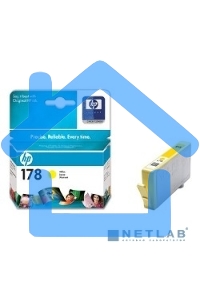 Картридж струйный HP №178 CB320HE желтый для HP C5383/C6383/B8553/D5463 (300стр.)