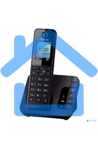Телефон беспроводной (DECT) Panasonic KX-TGH220RUB черный АОН, Caller ID, 