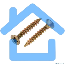 Саморез универсальный KRANZ 3х20, желтый цинк, короб (200 шт./уп.)