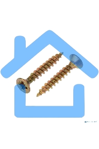 Саморез универсальный KRANZ 3х20, желтый цинк, короб (200 шт./уп.)