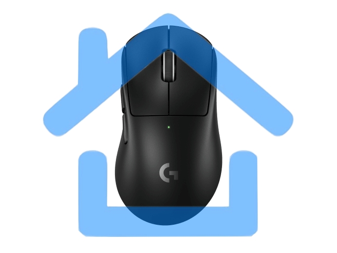 Мышь беспроводная Logitech G PRO Х Superlight 2 DEX черный, 44000 dpi, радиоканал, USB, кнопки - 5
