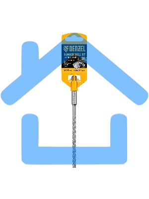 Бур по бетону Denzel цельная крестовая пластина, 14x215 мм, SDS PLUS