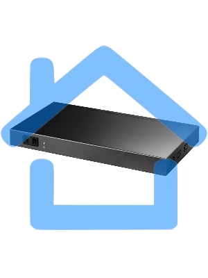 Коммутатор 48-Port Layer 2 Managed Gigabit PoE++ Switch with 4 10G SFP ports 720W