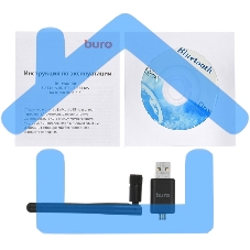 Адаптер USB Buro BU-BT40С Bluetooth 4.0+EDR class 1 100м черный