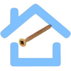 Саморез универсальный KRANZ 3х40, желтый цинк, короб (200 шт./уп.)