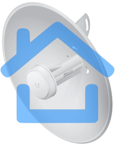 Точка доступа Ubiquiti ISP PBE-M2-400 10/100BASE-TX компл.:параболический отражатель/антенна/крепления/адаптер белый