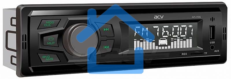 Автомагнитола ACV AVS-1701G 1DIN 4x25Вт