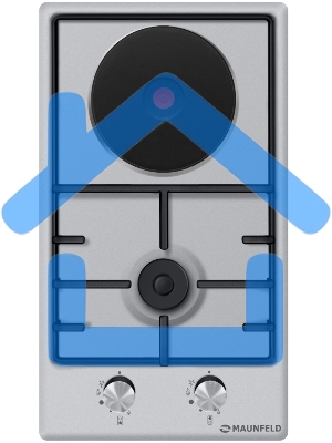 Комбинированная варочная панель (электрическая+газовая) Maunfeld EEHS.32.3ES.KG