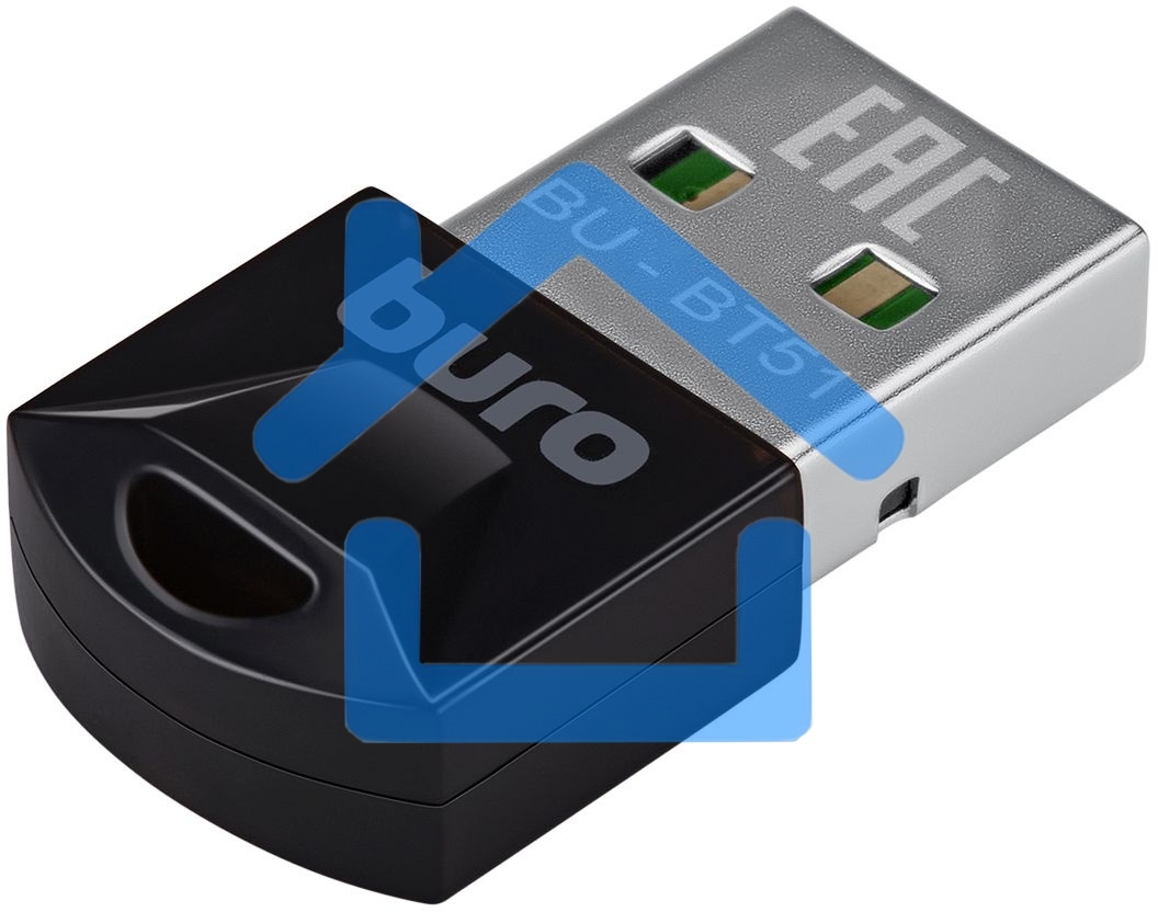 Адаптер USB Buro BU-BT51 Bluetooth 5.1+EDR class 1.5 20м черный