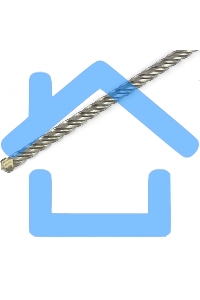 Бур по бетону Matrix, 12 x 300 мм, SDS PLUS c крестовой пластиной