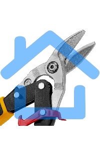 Ножницы по металлу,270мм, прямой и левый рез,сталь-СrMo, трехкомп.рук-ки Denzel