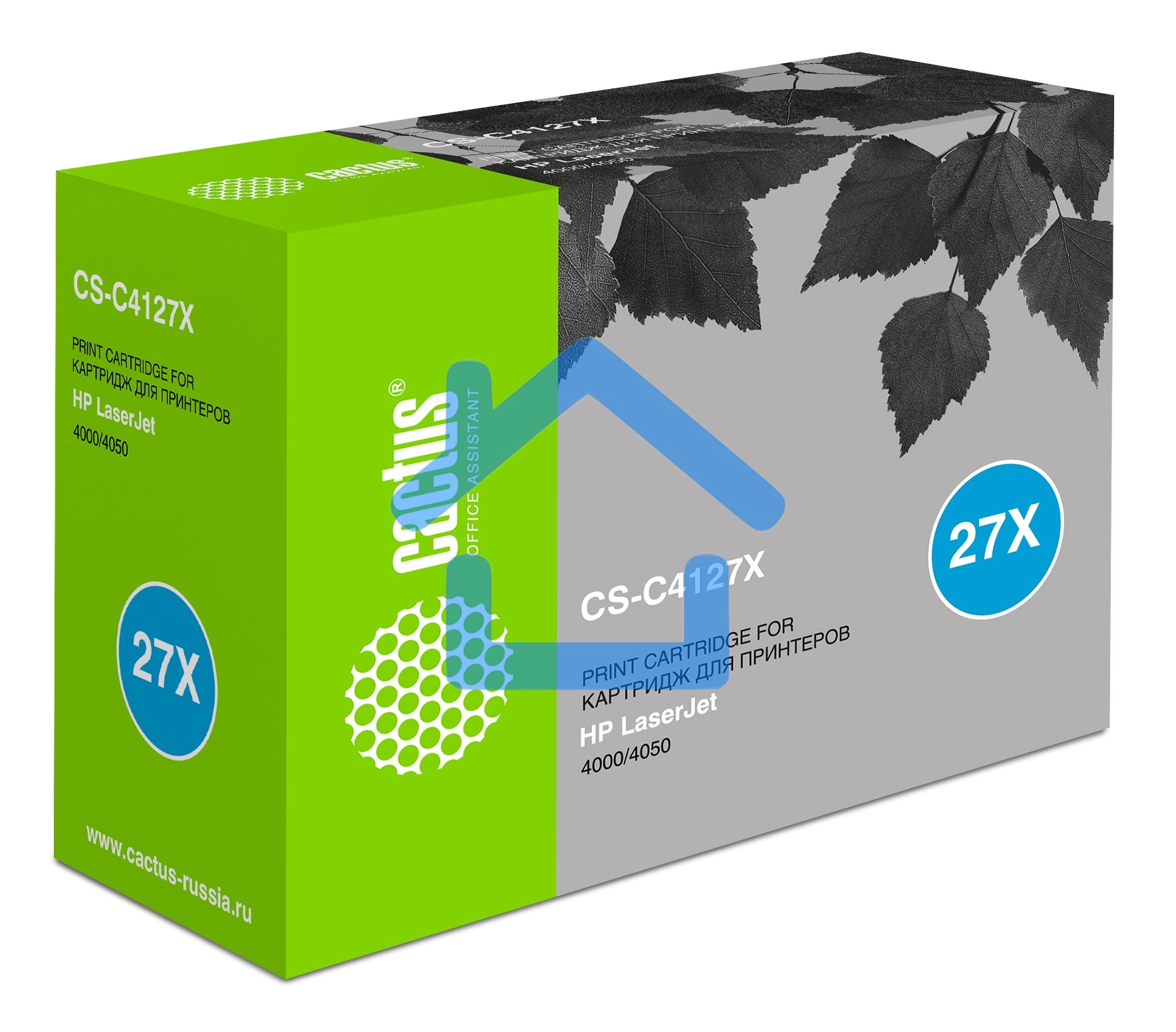 Картридж лазерный Cactus CS-C4127X черный (10000 стр.) для HP LJ 4000/4050