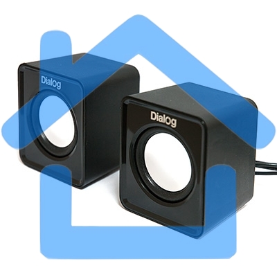 Акустическая система Dialog Colibri AC-02UP черный акустические колонки 2.0, 5W RMS, питание от USB