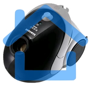 Пылесос Samsung VCC5241S3K/XEV черный/серый, 410/1800 Вт, уборка сухая, пылесборник мешок 2.4 л