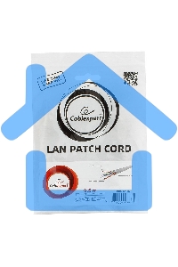 Патч-корд UTP Cablexpert кат.6, 0.5м, литой, многожильный (серый)