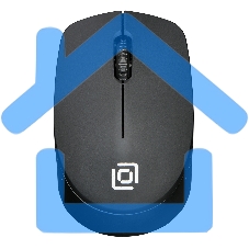 Мышь беспроводная Oklick 486MW черный, 1000 dpi, радиоканал, USB, кнопки - 3