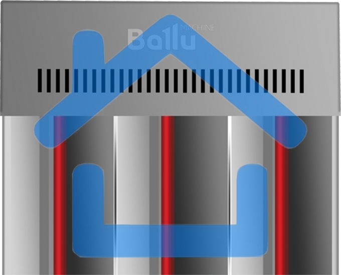 Обогреватель инфракрасный Ballu BIH-Т-4.5 серый, 4500 Вт, 45 м2