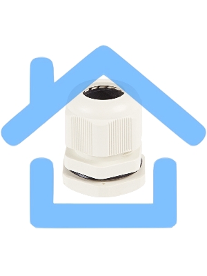 Кабельный ввод PG-16 (10-14мм) серый, комплект (2 шт/уп) Rexant