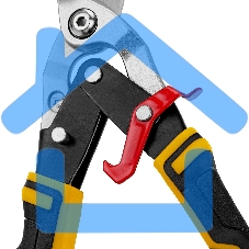 Ножницы по металлу,270мм, прямой и левый рез,сталь-СrMo, трехкомп.рук-ки Denzel