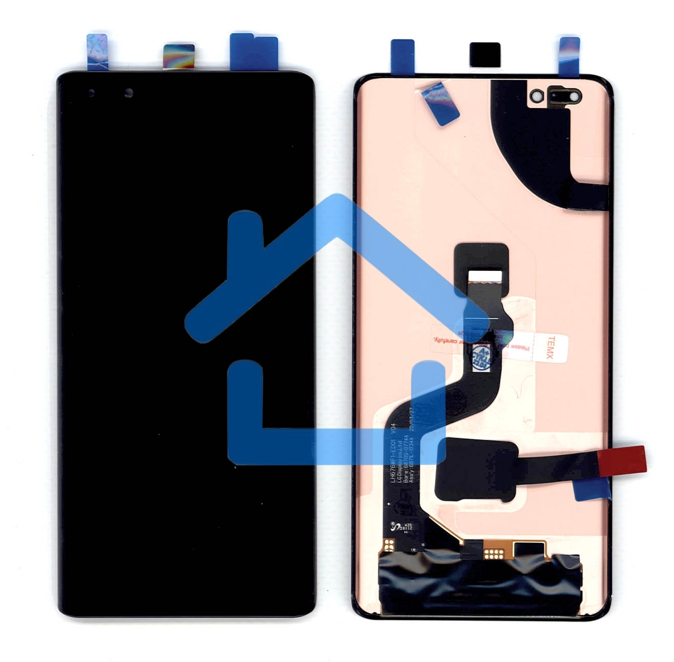Дисплей для Huawei Mate 40 Pro, черный