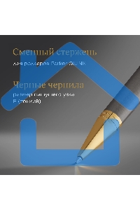 Ручка роллер Parker Ingenuity Pioneers T571 (2200951) Arrow Grey GT F, черные чернила, подарочная коробка