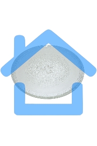 Тарелка для свч (микроволновой) печи Daewoo, Elenberg D-255 мм с креплением