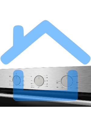 Электрический духовой шкаф Kuppersberg HF 603 BX 60 см, 80 л, High-Tech, 6 режимов, паровая очистка, черный + нерж. сталь