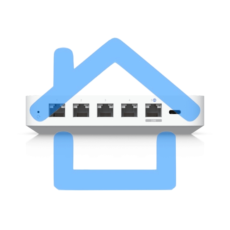 Маршрутизатор Ubiquiti Compact Cloud Gateway with 30+ UniFi device / 300+ client support, 1 Gbps IPS routing, and multi-WAN load balancing