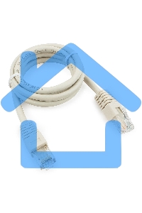 Патч-корд UTP Cablexpert PP6U-1M кат.6, 1м, литой, многожильный, серый