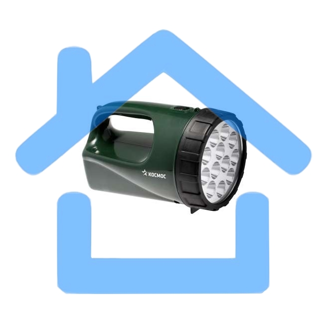 Фонарь Accu 9199LED 12LED 4V3AH (фонарь-прожектор) Космос KOCAccu9199LED