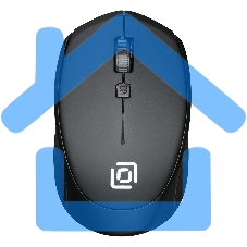 Мышь Oklick 488MW черный/черный оптическая (1000dpi) беспроводная USB (4but)