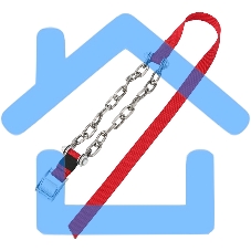 Цепи (браслеты) противоскольжения Rexant для легковых авто (колеса 165-205 мм), к-т 2 шт.