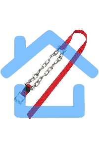 Цепи (браслеты) противоскольжения Rexant для легковых авто (колеса 165-205 мм), к-т 2 шт.