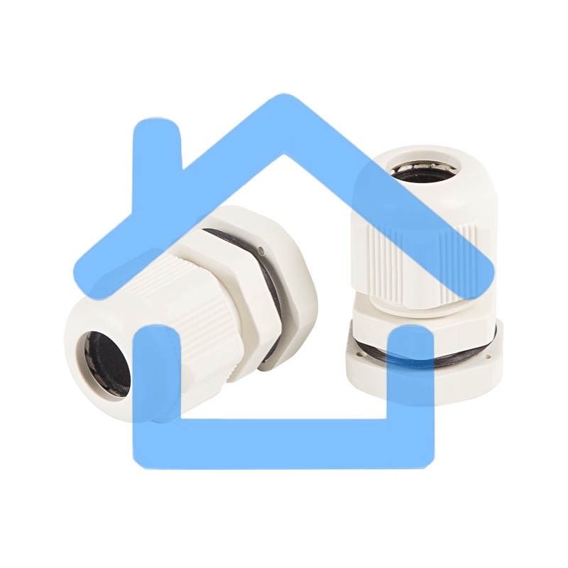 Кабельный ввод PG-13,5 (6-12мм) серый, комплект (2 шт/уп) Rexant