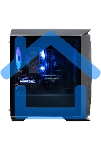 Компьютер IRU Game 520B5GMA MT Ryzen 5 5600X (3.7) 16Gb SSD 512Gb RTX 3050 8Gb Free DOS GbitEth 650W черный (1926551)