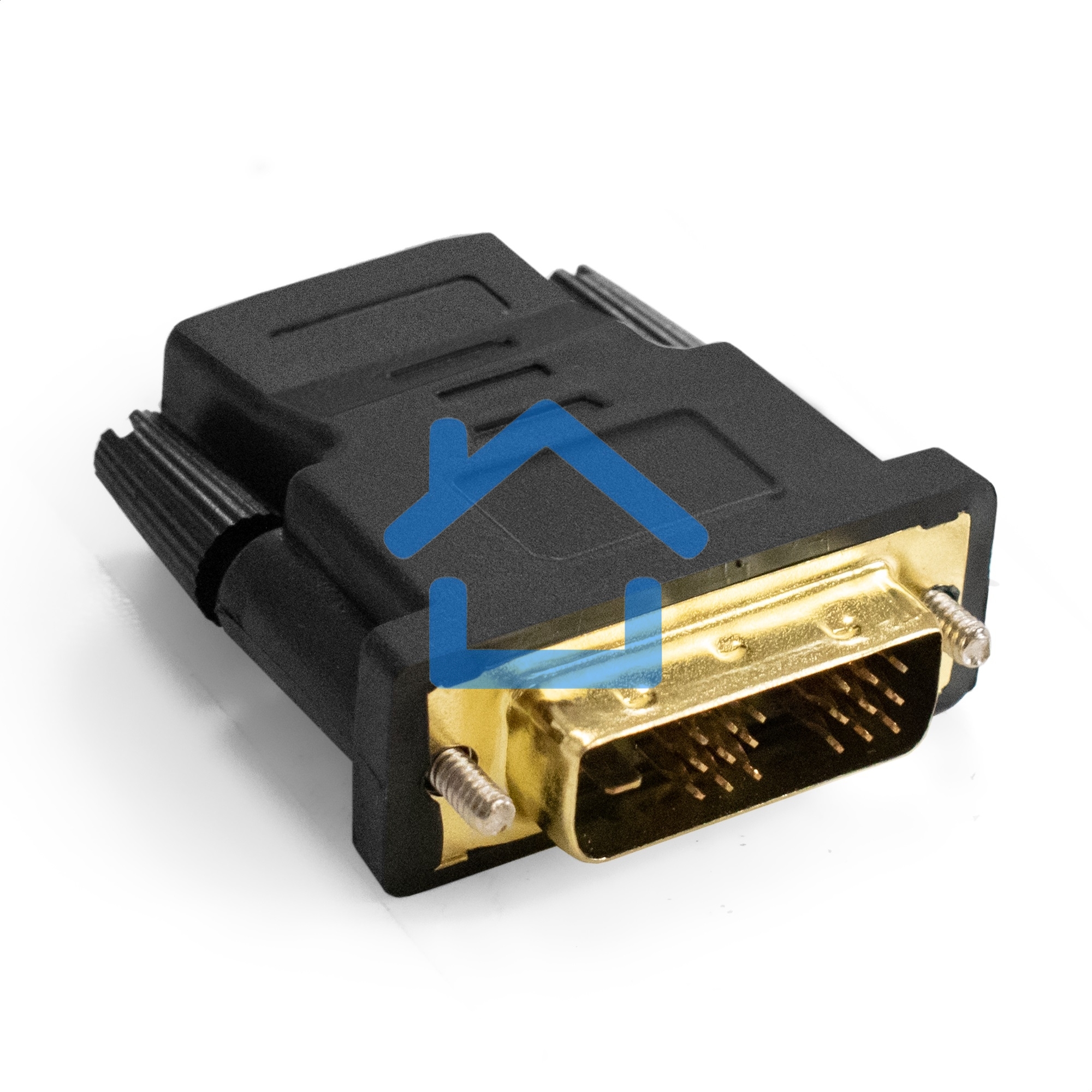 Переходник HDMI-DVI ExeGate EX-A-HDMI-DVI-1 (19F/19M, позолоченные контакты)