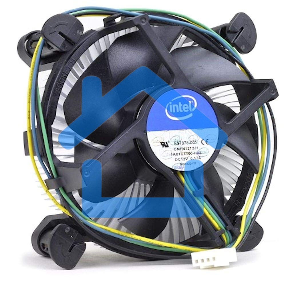 Кулер Intel E97378 серебристый/черный 80мм алюминий+медь 95W 4-pin 45мм
