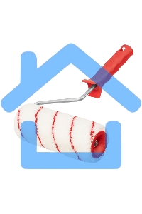 Валик в сборе Matrix НЕЙЛОН, 180 мм, ворс 9 мм, D 48 мм, D ручки 8 мм