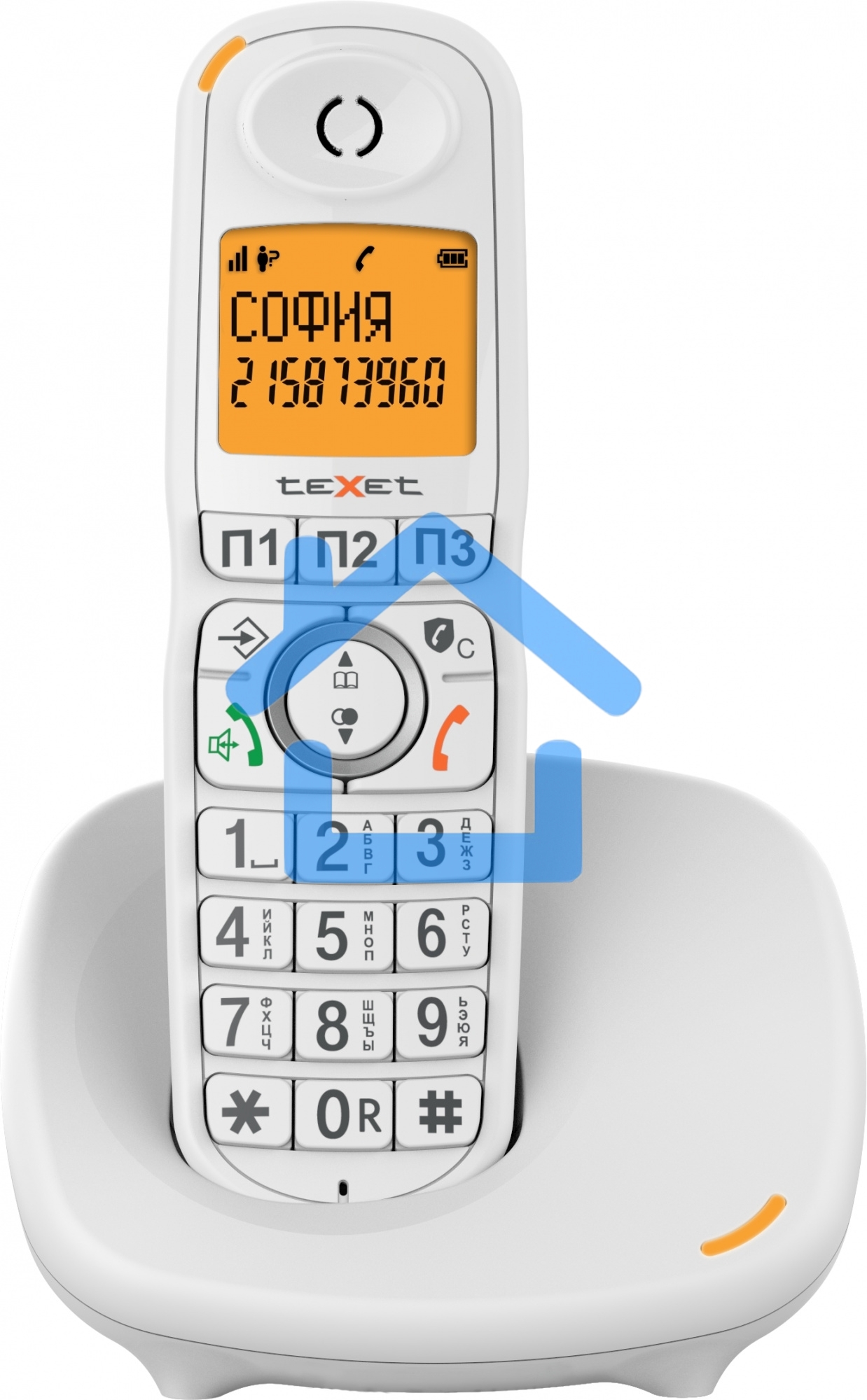 Радиотелефон teXet TX-D8905A белый