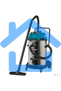 Пылесос строительный Bort BSS-2460-Storm синий, 440/2400 Вт, уборка сухая/влажная, пылесборник мешок/контейнер, 60 л