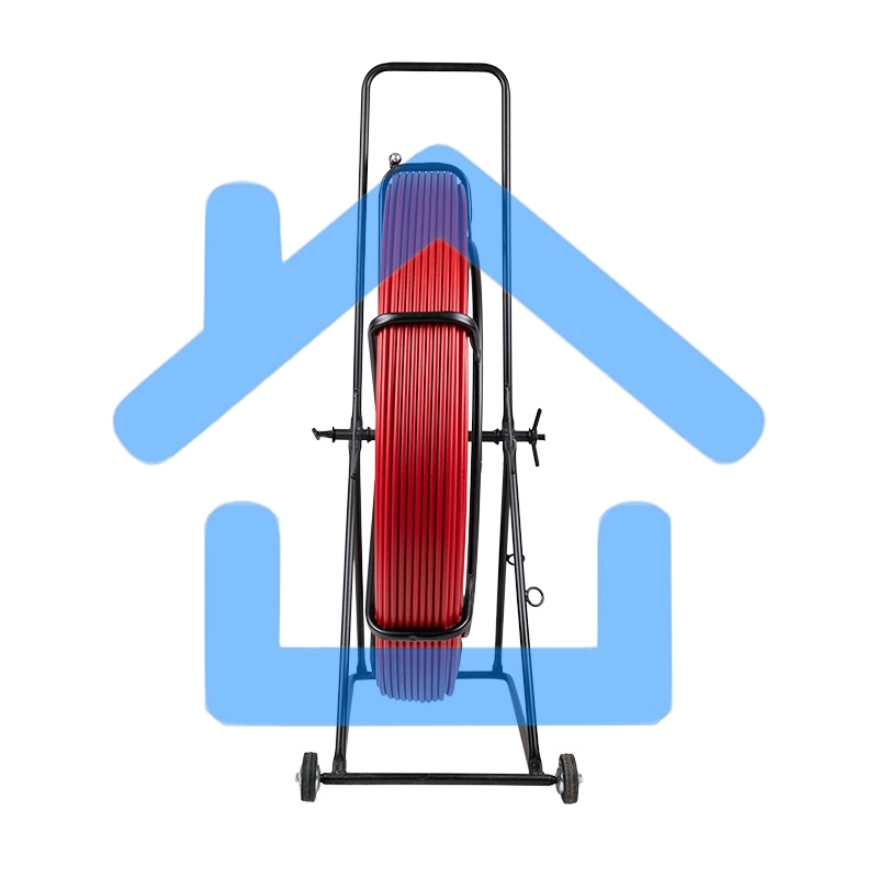 Протяжка кабельная (УЗК в тележке), стеклопруток d=11,0 мм, 50 м красная