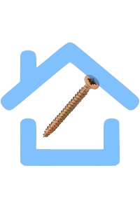 Саморез универсальный KRANZ 3х35, желтый цинк, короб (200 шт./уп.)