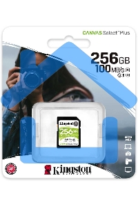 Флеш карта SDXC 256Gb Class10 Kingston <SDS2/256Gb>, Canvas Select 100R CL10 UHS-I
