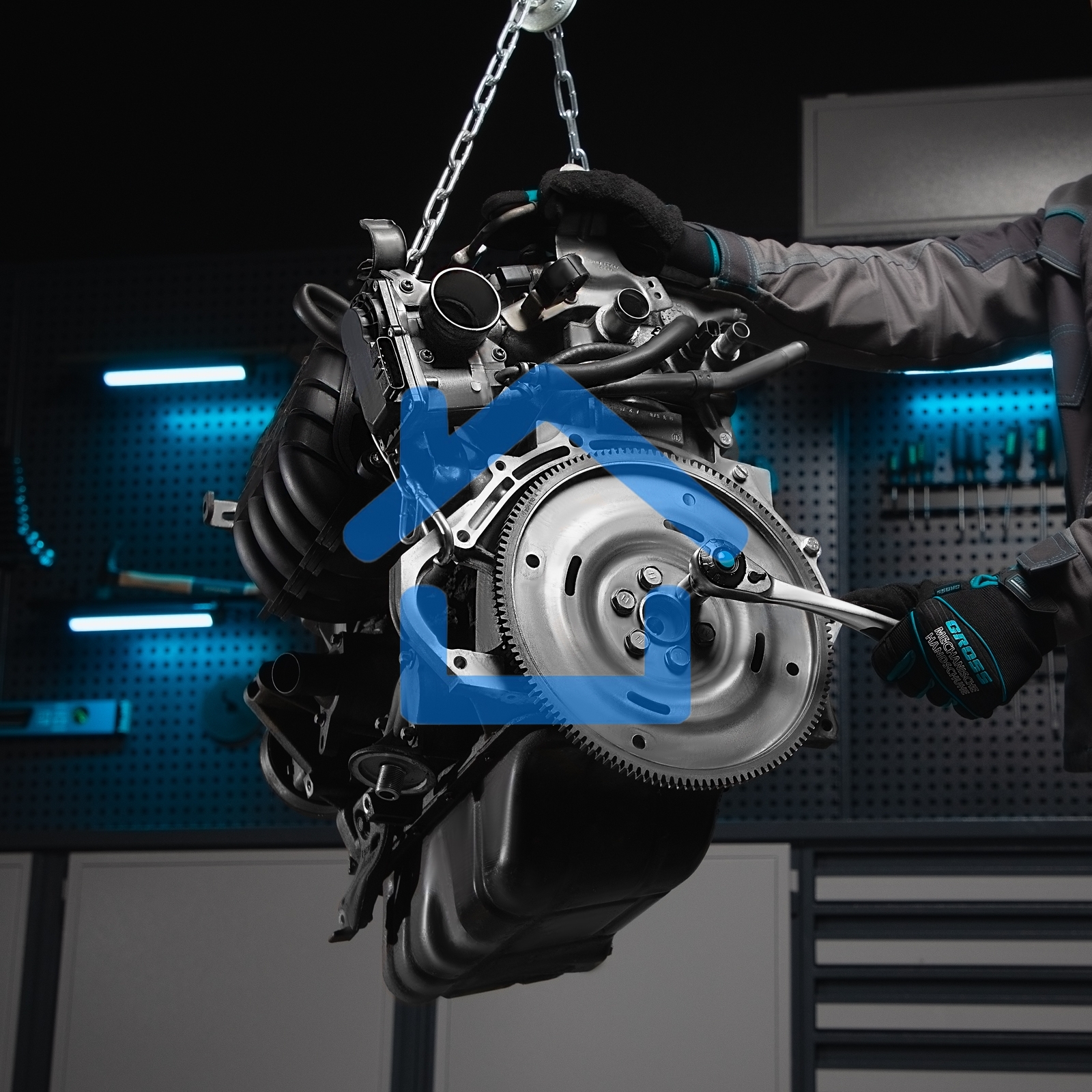 Набор инструментов 76 предметов, 120 зубьев, CrV1/4, 1/2