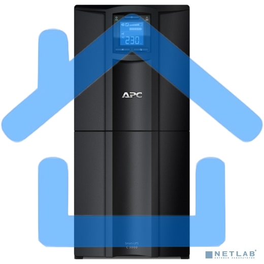 Источник бесперебойного питания APC Smart-UPS C SMC3000I 2100Вт 3000ВА черный